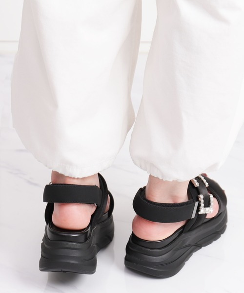 diana（プラスダイアナ）の「【軽量】ビジューバックル付き フット