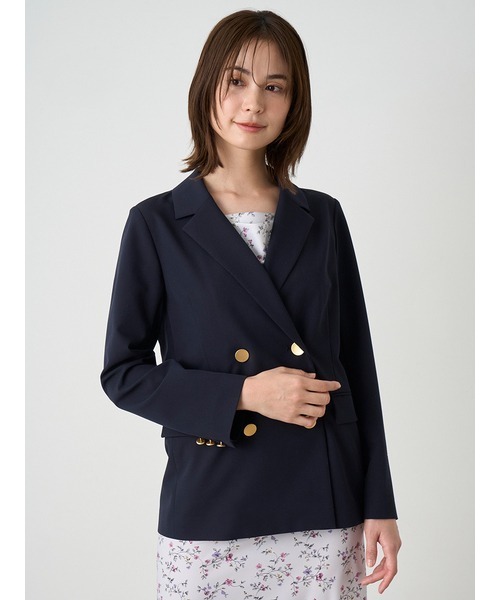 SNIDEL（スナイデル）の「スタンダードジャケット（テーラードジャケット・レディース・ネイビー/アイボリー/グレー・1/0）」の6枚目の写真