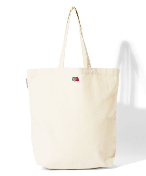 FRUIT OF THE LOOM(フルーツオブザルーム)の「【MARION CREPES × FRUIT OF THE LOOM】マリオンクレープ × フルーツオブザルーム TOTE BAG A(トートバッグ・レディース・オフホワイト/ブラック・FREE)」の6枚目の写真
