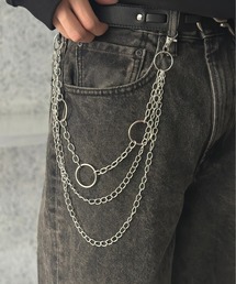 【タイムセール】PAMEO POSE マジック ウォレットチェーン ベルト セール】ヴィンテージ タイプ フェザー ウォレットチェーン