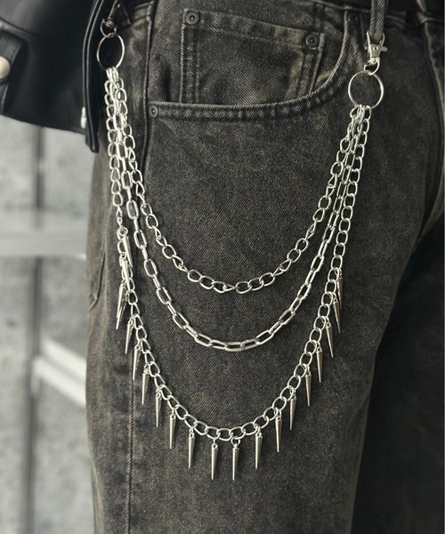 GRANCY】Carabiner Design Layering Wallet Chain / カラビナデザイン