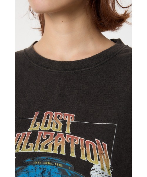 RODEO CROWNS WIDE BOWL（ロデオクラウンズワイドボウル）の「LC SPEACE Tシャツ（Tシャツ/カットソー・レディース・ライトベージュ/カーキ/ブラック・FREE）」の5枚目の写真