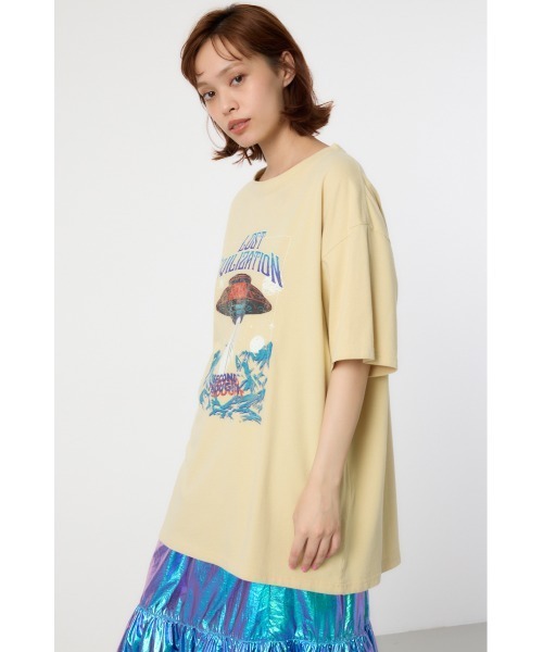 RODEO CROWNS WIDE BOWL（ロデオクラウンズワイドボウル）の「LC SPEACE Tシャツ（Tシャツ/カットソー・レディース・ライトベージュ/カーキ/ブラック・FREE）」の9枚目の写真