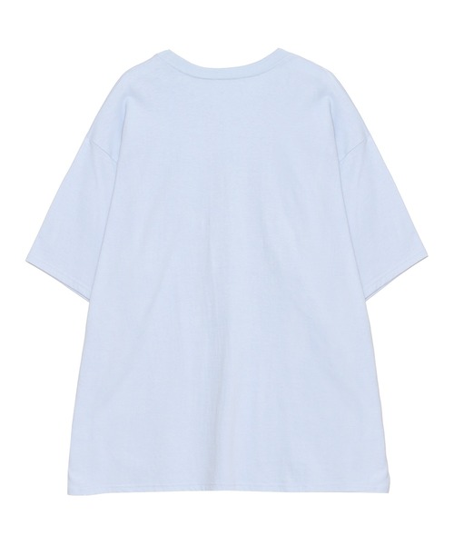 PUNYUS（プニュズ）の「10thフレンズビッグＴシャツ（Tシャツ/カットソー・レディース・サックスブルー/ホワイト/グリーン・3/4）」の19枚目の写真