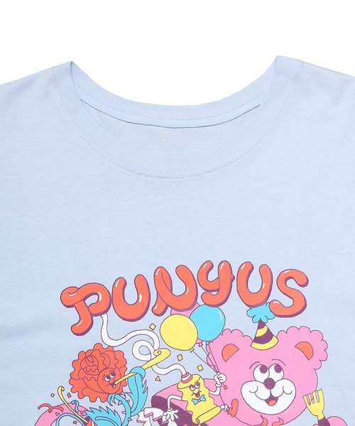 PUNYUS（プニュズ）の「10thフレンズビッグＴシャツ（Tシャツ/カットソー・レディース・サックスブルー/ホワイト/グリーン・3/4）」の20枚目の写真