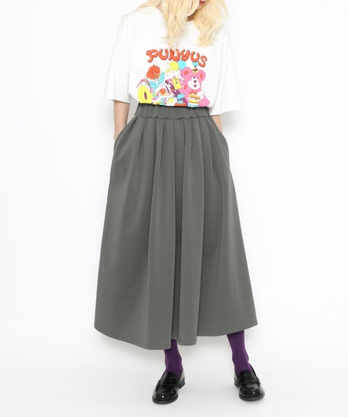 PUNYUS（プニュズ）の「10thフレンズビッグＴシャツ（Tシャツ/カットソー・レディース・サックスブルー/ホワイト/グリーン・3/4）」の4枚目の写真