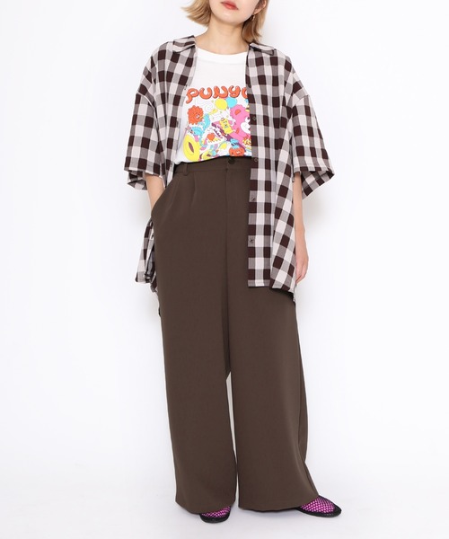 PUNYUS（プニュズ）の「10thフレンズビッグＴシャツ（Tシャツ/カットソー・レディース・サックスブルー/ホワイト/グリーン・3/4）」の14枚目の写真