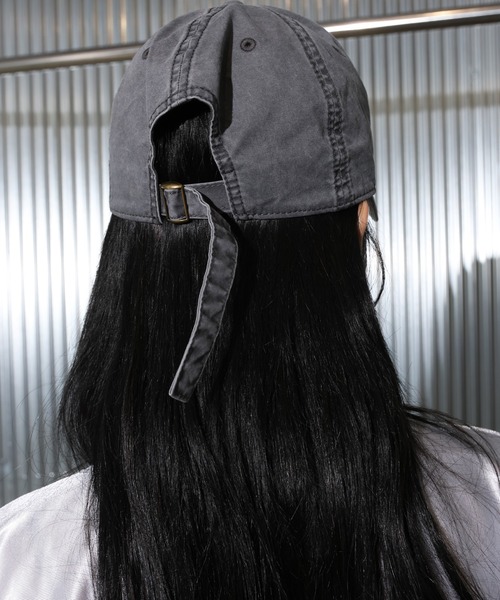 FOLLOWIN（フォロウィン）の「[UNISEX][小頭フィット][オールシーズン可能]パステル ピグメント ビンテージ ウォッシング 無地 ボールキャップ（キャップ・レディース・カーキ/グレー/チャコール/ベージュ/パープル/レッド・ONE SIZE）」の15枚目の写真