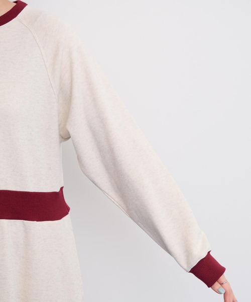 I am I in fact...（アイアムアイインファクト）の「●SWEAT RIB flare Onepiece（ワンピース・レディース・オフホワイト/グレー/ブラック・FREE）」の4枚目の写真