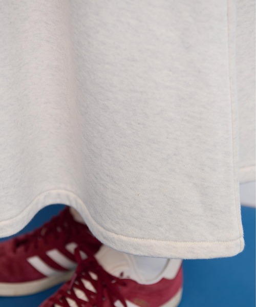 I am I in fact...（アイアムアイインファクト）の「●SWEAT RIB flare Onepiece（ワンピース・レディース・オフホワイト/グレー/ブラック・FREE）」の6枚目の写真