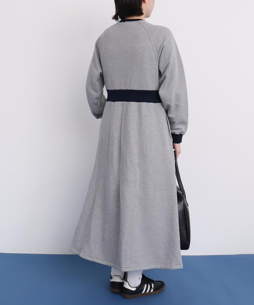 I am I in fact...（アイアムアイインファクト）の「●SWEAT RIB flare Onepiece（ワンピース・レディース・オフホワイト/グレー/ブラック・FREE）」の18枚目の写真