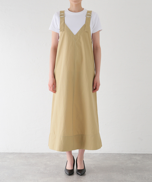 SLOBE IENA（スローブイエナ）の「DANTON/ダントン OVERALLS SKIRT DT