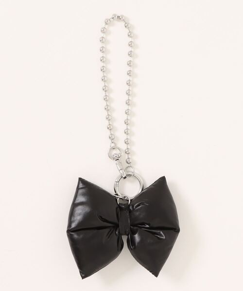 LOWRYS FARM(ローリーズファーム)の「BIGリボンパファーチャーム 127301(キーホルダー・レディース・ブラック/シルバー/ブラック系その他・FREE)」の16枚目の写真
