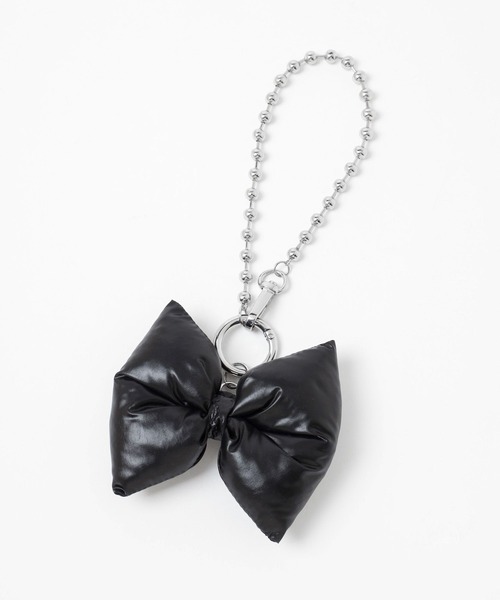 LOWRYS FARM(ローリーズファーム)の「BIGリボンパファーチャーム 127301(キーホルダー・レディース・ブラック/シルバー/ブラック系その他・FREE)」の13枚目の写真