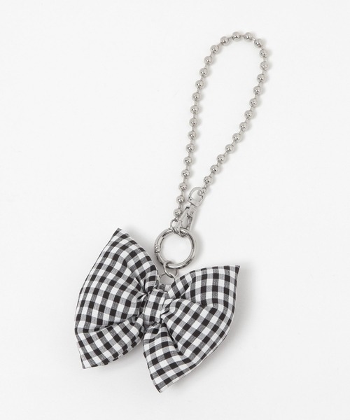 LOWRYS FARM(ローリーズファーム)の「BIGリボンパファーチャーム 127301(キーホルダー・レディース・ブラック/シルバー/ブラック系その他・FREE)」の15枚目の写真