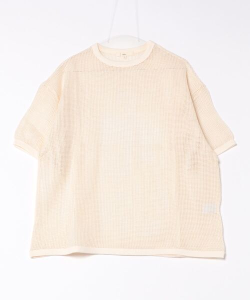 Revo.(レボ)の「Revo. コットンメッシュ SS Tee(Tシャツ/カットソー・メンズ・グレー/カーキ/ナチュラル/ブルー/ブラック・2/1)」の19枚目の写真