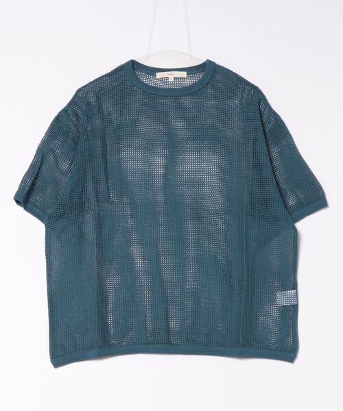 Revo.(レボ)の「Revo. コットンメッシュ SS Tee(Tシャツ/カットソー・メンズ・グレー/カーキ/ナチュラル/ブルー/ブラック・2/1)」の21枚目の写真