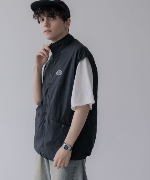 Ridingmania（ライディングマニア）の「【Raidingmania/ライディングマニア】ナイロンウォームアップ/ミリタリーベスト（ベスト・メンズ・オフホワイト/ブラック・LARGE/MEDIUM）」の22枚目の写真