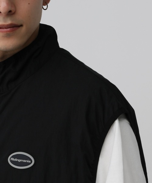 Ridingmania（ライディングマニア）の「【Raidingmania/ライディングマニア】ナイロンウォームアップ/ミリタリーベスト（ベスト・メンズ・オフホワイト/ブラック・LARGE/MEDIUM）」の16枚目の写真