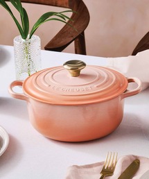 LE CREUSET - zoozoo セール】ココット・ロンド 24cm ミストグレー (ブラックマット