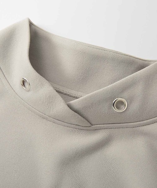 IEDIT（イディット）の「ＩＥＤＩＴ　ほどよいハリ感できれいめカットソー素材の着映えセットアップ（セットアップ・レディース・ブラック/ベージュ系その他・XX-LARGE/X-LARGE/LARGE/MEDIUM/XXX-LARGE/SMALL）」の9枚目の写真