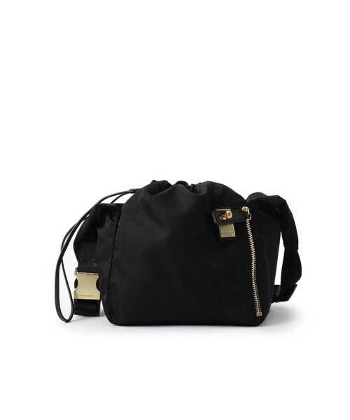 ORSETTO（オルセット）の「ORSETTO（オルセット）【別注カラーあり】METALLO／ナイロントートバッグ（ショルダーバッグ・レディース・ブラウン系/ブラック・00）」の2枚目の写真