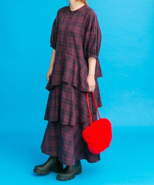 KBF（ケイビーエフ）の「ボリュームチュールBAG（ショルダーバッグ・レディース・レッド/ブラック/グリーン系その他・ONE）」の20枚目の写真