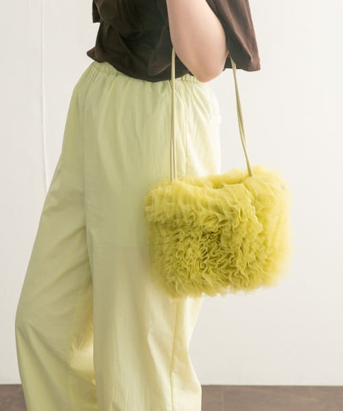 KBF（ケイビーエフ）の「ボリュームチュールBAG（ショルダーバッグ・レディース・レッド/ブラック/グリーン系その他・ONE）」の15枚目の写真