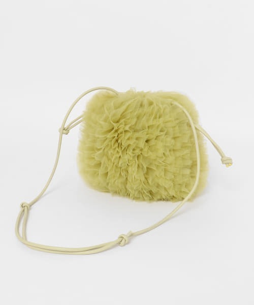 KBF（ケイビーエフ）の「ボリュームチュールBAG（ショルダーバッグ・レディース・レッド/ブラック/グリーン系その他・ONE）」の4枚目の写真