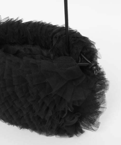 KBF（ケイビーエフ）の「ボリュームチュールBAG（ショルダーバッグ・レディース・レッド/ブラック/グリーン系その他・ONE）」の7枚目の写真