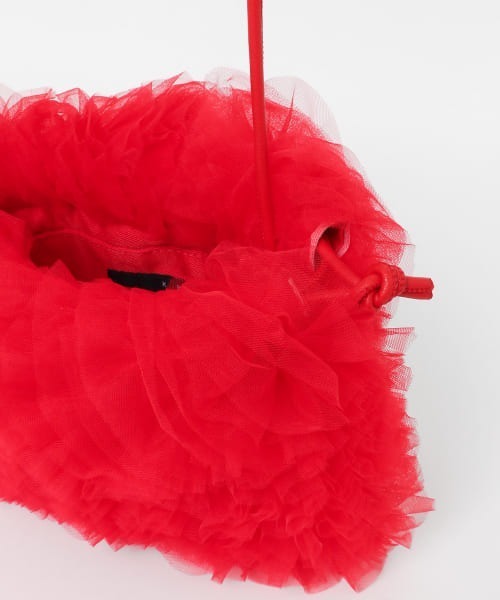 KBF（ケイビーエフ）の「ボリュームチュールBAG（ショルダーバッグ・レディース・レッド/ブラック/グリーン系その他・ONE）」の8枚目の写真