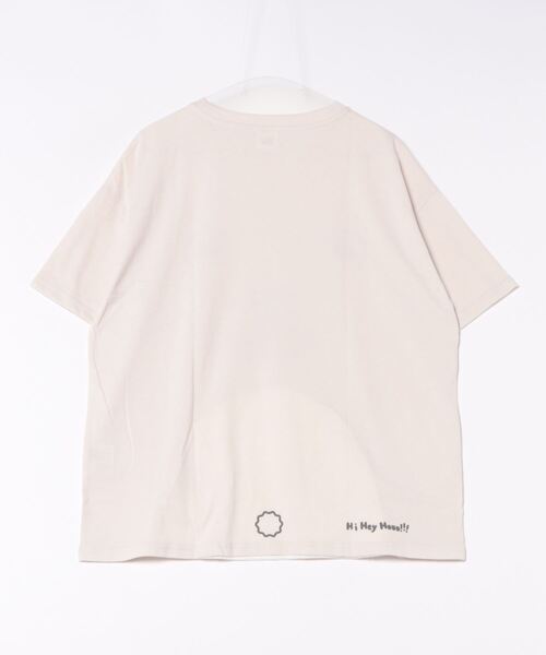 LB/S (エルビーエス)の「【Hi Hey Hoooo/ハイヘイホー】くま さめ顔どんTシャツ アニマルシリーズ(Tシャツ/カットソー・レディース・ベージュ/サックスブルー・FREE)」の20枚目の写真