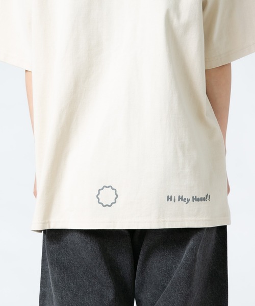 LB/S (エルビーエス)の「【Hi Hey Hoooo/ハイヘイホー】くま さめ顔どんTシャツ アニマルシリーズ(Tシャツ/カットソー・レディース・ベージュ/サックスブルー・FREE)」の14枚目の写真
