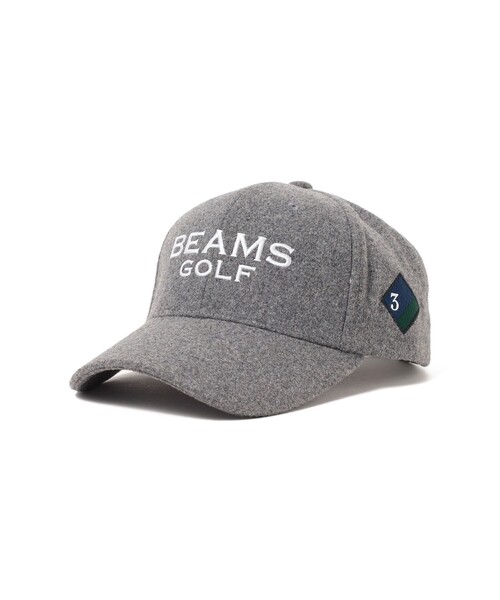 BEAMS GOLF(ビームスゴルフ)の「スフィダンテ ウール キャップ(キャップ・メンズ・ネイビー/ライトブラウン/グレー・ONE SIZE)」の2枚目の写真