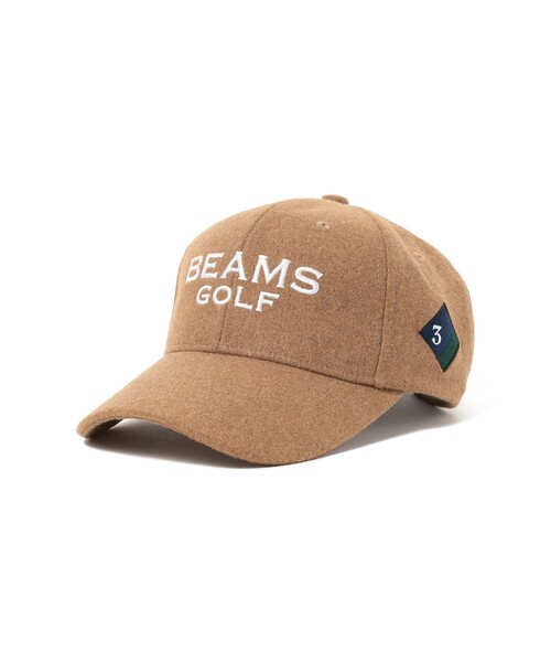 BEAMS GOLF(ビームスゴルフ)の「スフィダンテ ウール キャップ(キャップ・メンズ・ネイビー/ライトブラウン/グレー・ONE SIZE)」の1枚目の写真