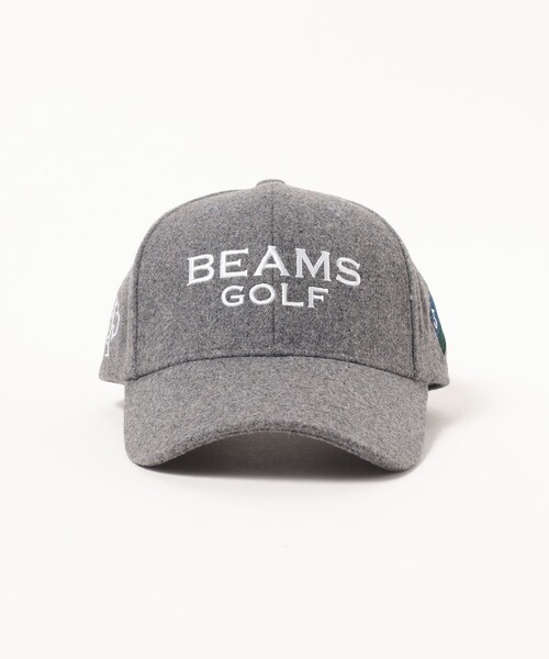 BEAMS GOLF(ビームスゴルフ)の「スフィダンテ ウール キャップ(キャップ・メンズ・ネイビー/ライトブラウン/グレー・ONE SIZE)」の4枚目の写真