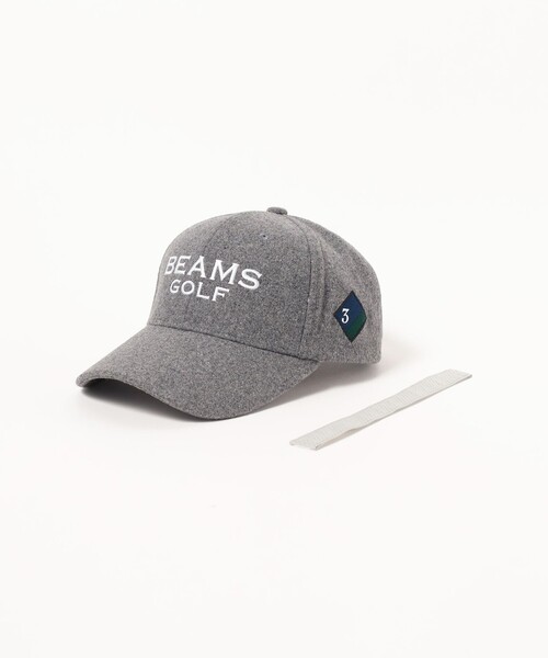 BEAMS GOLF(ビームスゴルフ)の「スフィダンテ ウール キャップ(キャップ・メンズ・ネイビー/ライトブラウン/グレー・ONE SIZE)」の8枚目の写真