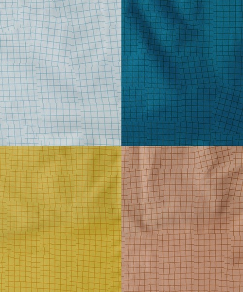 392 plusm（サンキューニプリュスエム）の「392plusm　サンキューニ プリュス エム:check kids coat　チェック　こども用 キッズ レインコート（レインコート/ポンチョ・キッズ・ベージュ/イエロー/ダークグリーン/ライトブルー・FREE）」の8枚目の写真