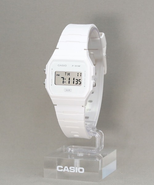 CASIO(カシオ)の「CASIO CLASSIC / F-91WB-7AJF(デジタル腕時計・メンズ・ホワイト・FREE)」の4枚目の写真