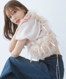 チュールリボンバッグ