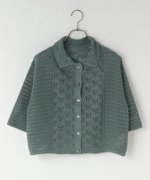 LOWRYS FARM | レーシーポロニット５Ｓ　134947(ニット/セーター)