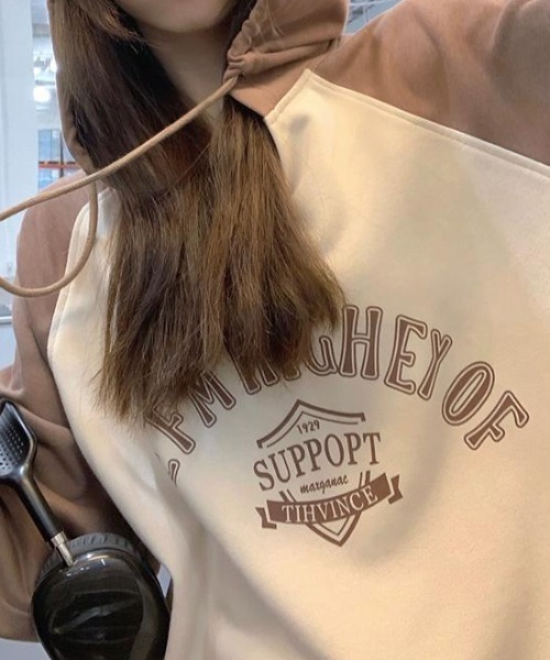 GEMEDA(ジェメダ)の「ラグランロゴTシャツ(Tシャツ/カットソー・レディース・ブラック/ベージュ/グリーン・M)」の21枚目の写真