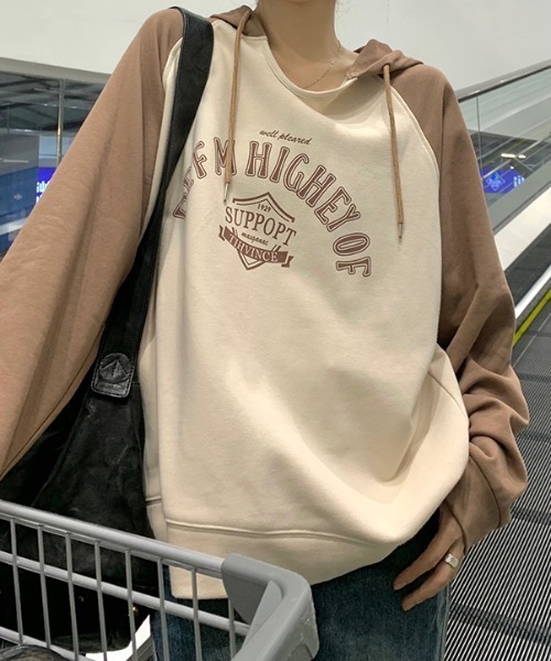 GEMEDA(ジェメダ)の「ラグランロゴTシャツ(Tシャツ/カットソー・レディース・ブラック/ベージュ/グリーン・M)」の22枚目の写真