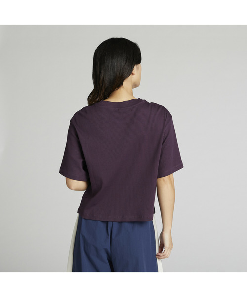 PUMA（プーマ）の「PUMA プーマ ウィメンズ CLASSICS リブ リラックス 半袖 Tシャツ（Tシャツ/カットソー・レディース・パープル/ブラック/グリーン・X-LARGE/LARGE/MEDIUM/SMALL）」の16枚目の写真