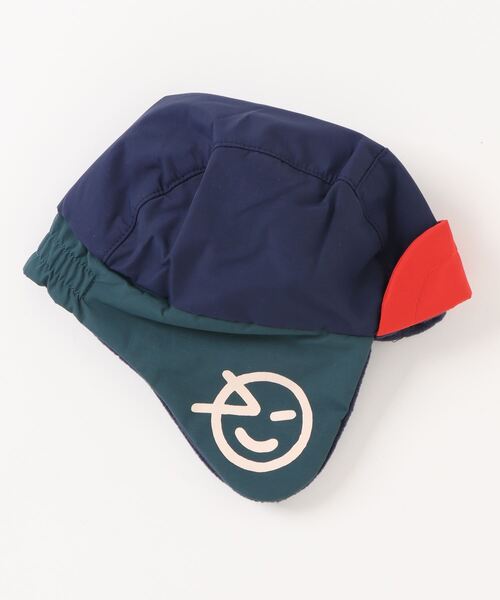 Wynken（ウィンケン）の「Wynken / ナイロンフライトキャップ（ハット・キッズ・ダークネイビー・50-53cm/54-56cm）」の2枚目の写真