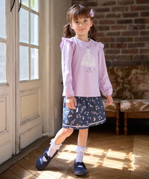 ANY(エニィ)の「【WEB限定】7daysプリントTシャツ(Tシャツ/カットソー・キッズ・アイボリー系/ピンク系/サックスブルー系/ネイビー系/ライラック系・90/100/110/120/130)」の13枚目の写真