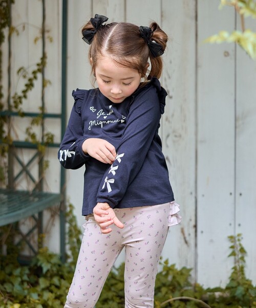 ANY(エニィ)の「【WEB限定】7daysプリントTシャツ(Tシャツ/カットソー・キッズ・アイボリー系/ピンク系/サックスブルー系/ネイビー系/ライラック系・90/100/110/120/130)」の16枚目の写真