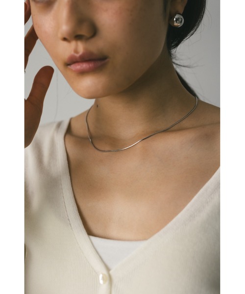 STYLEMIXER（スタイルミキサー）の「スネイクチェーンネックレス（ネックレス・レディース・シルバー/ゴールド・FREE）」の10枚目の写真