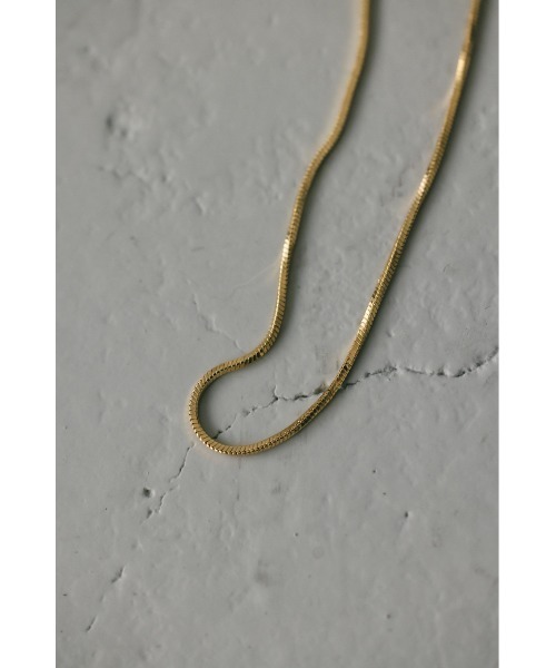 STYLEMIXER（スタイルミキサー）の「スネイクチェーンネックレス（ネックレス・レディース・シルバー/ゴールド・FREE）」の4枚目の写真