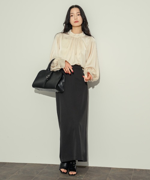 ワイドスリーブタックブラウス（シャツ/ブラウス）｜NEUNA（ヌナ）の